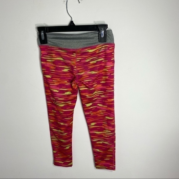 Nike Stretch Legging Sweatpants Girls Sz 6 Pink - Picture 4 of 6